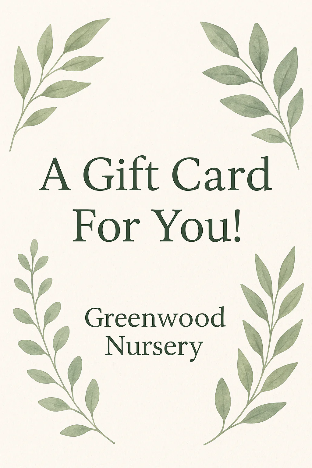 Gardening Gift Cards Make Gift Giving So Easy!